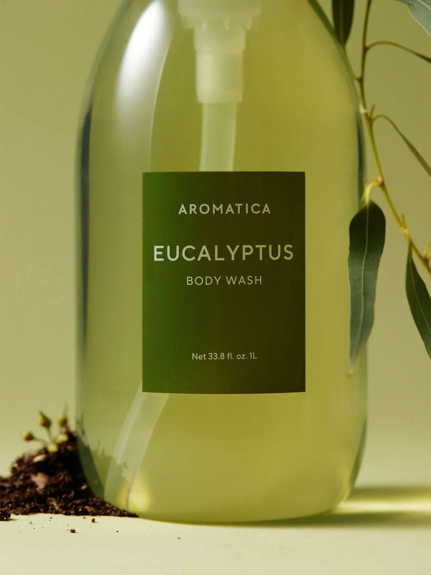 Eucalyptus Body Wash 1L & Body Lotion 750ml Set - Image 5
