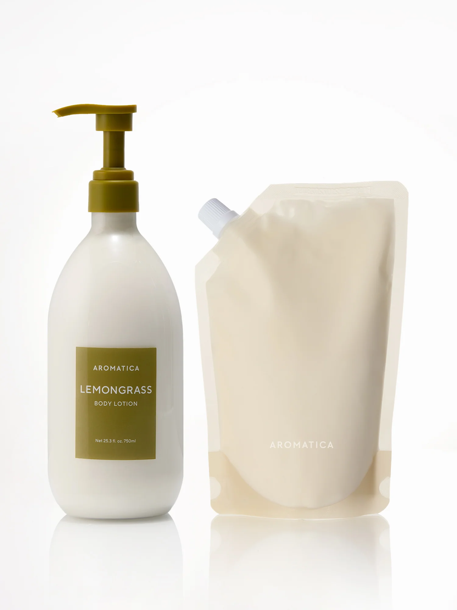 Lemongrass Body Lotion 750ml & Refill 500ml