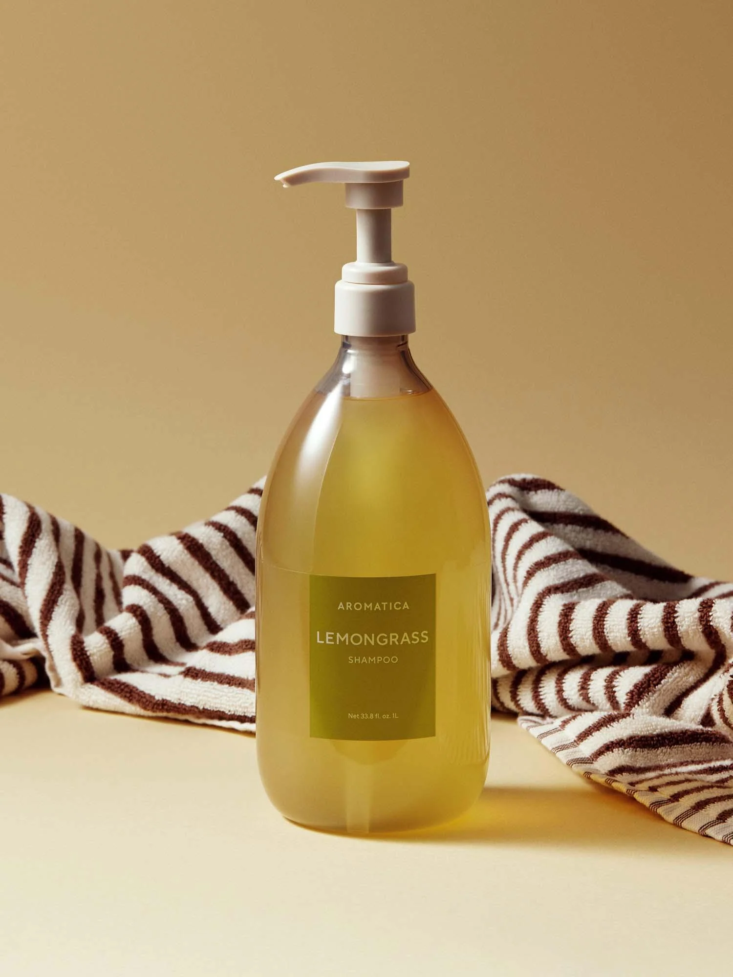 Lemongrass Hair Loss Care Shampoo 1L & Refill 500ml - Image 3