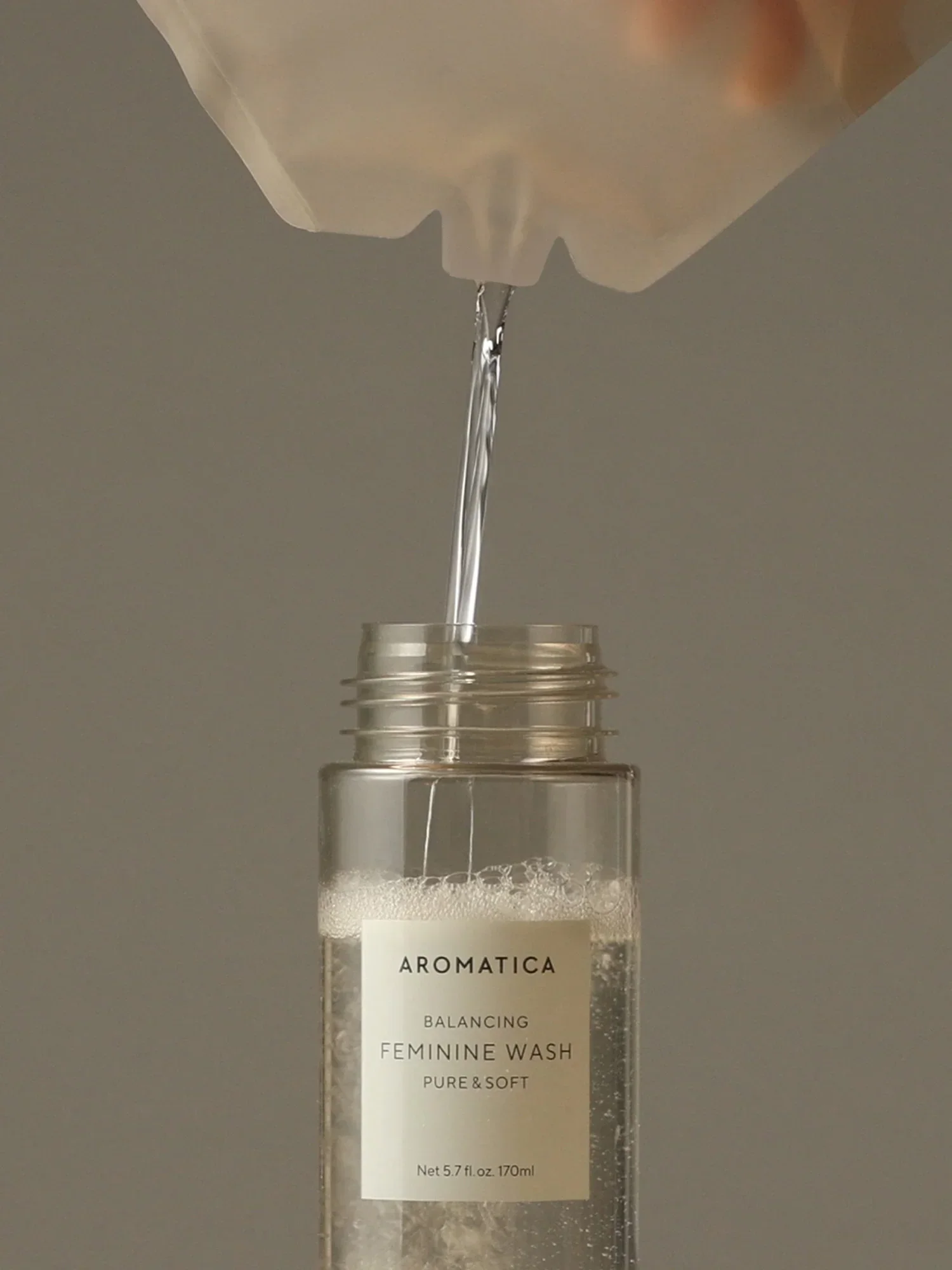 Pure & Soft Feminine Wash 170ml & Refill 100ml - Image 2