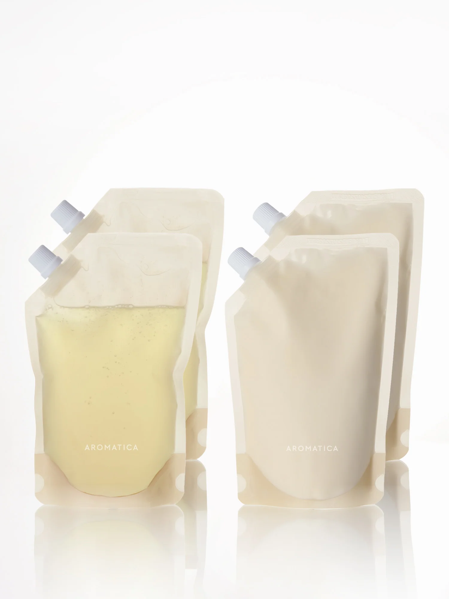 Rosemary Scalp Scaling Shampoo Refill 500ml x2 & Hair Thickening Conditioner Refill 500ml x2