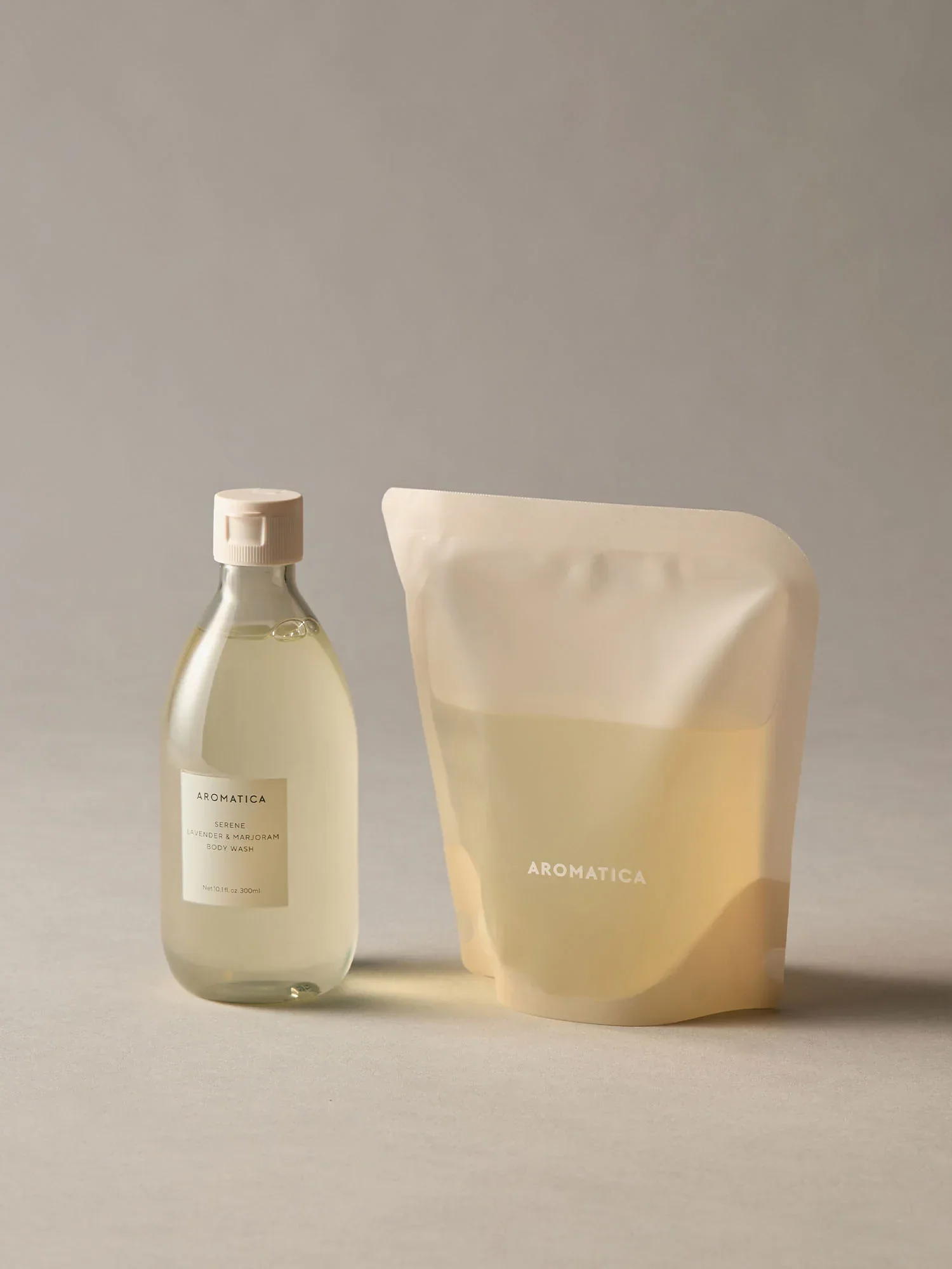Serene Body Wash Lavender & Marjoram Refill 300ml - Image 3