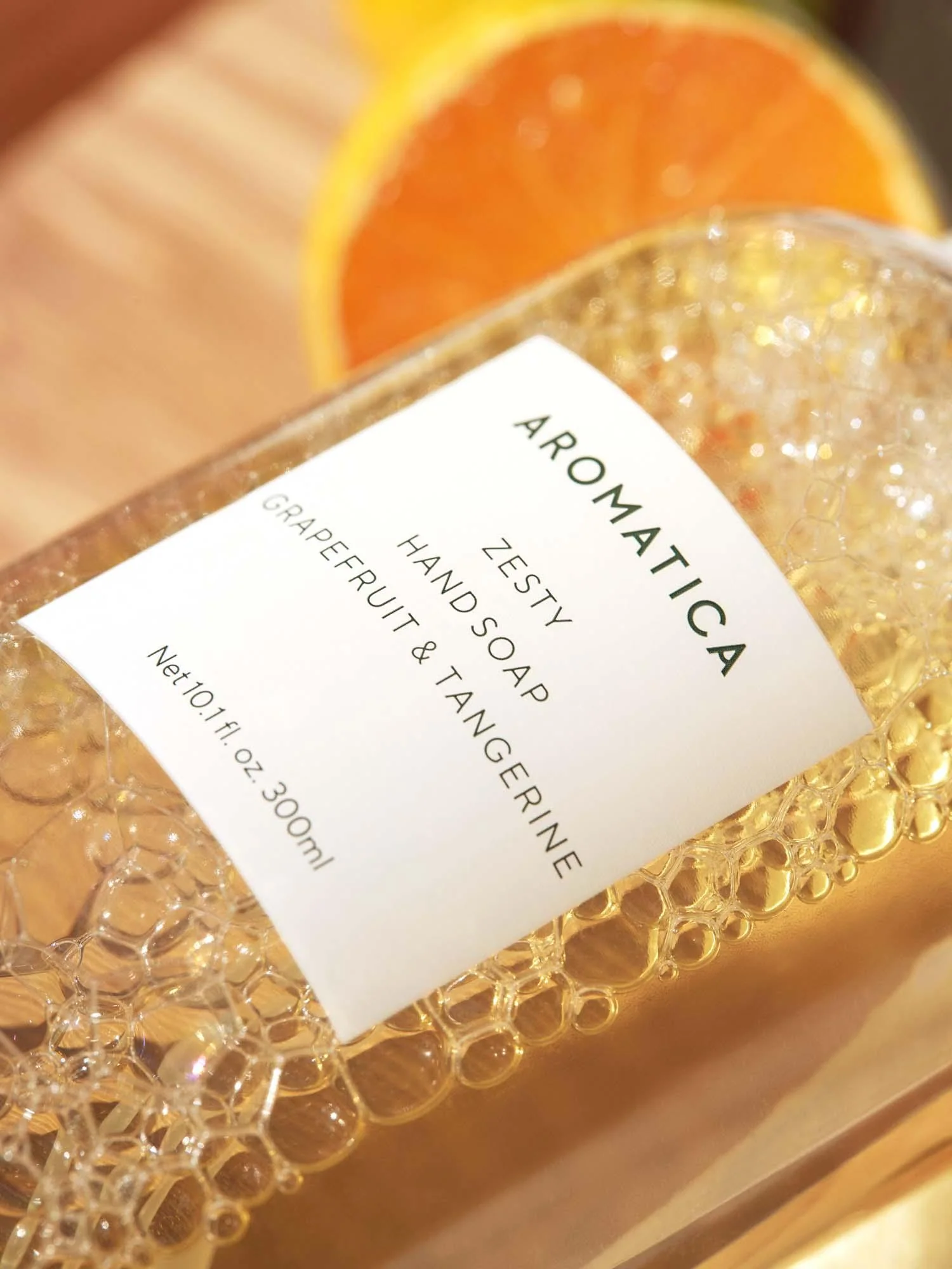 Zesty Hand Soap Grapefruit & Tangerine 300ml - Image 3